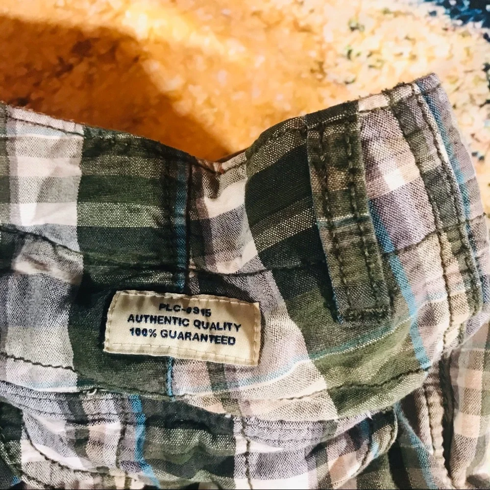 Vintage Green Plaid The Children’s Place Shorts 2000s y2k era stylish kidcore